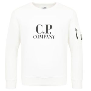C.P. Company Boys Gauze White Lens New Season Sweatshirt