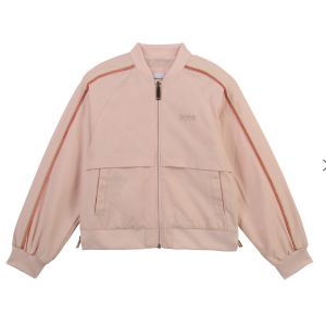 BOSS Kidswear Pink Windbreaker Jacket 