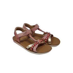 Shoo Pom Girls Suade Pink "Goa Salome" Sandals