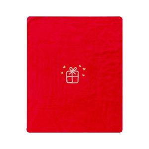 Everything Must Change Girls Red Cotton Velour Blanket