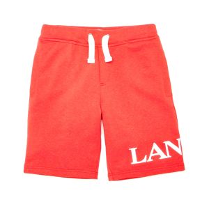 Lanvin Red Organic Cotton Shorts