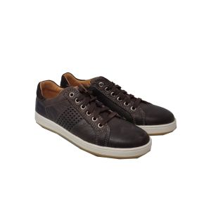 Richter Boys Coffee Lace Up Court Trainers