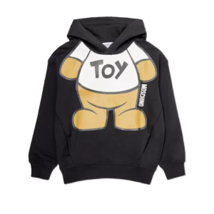Moschino Boy&#039;s And Girl&#039;s  Black Toy Body Sweatshirt 