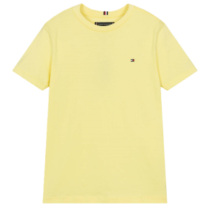 Tommy Hilfiger Boys Yellow Tulip Basic &#039;Essential&#039; T-shirt SS24