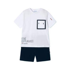 Mayoral Boy&#039;s 2 Piece Set With Text Design