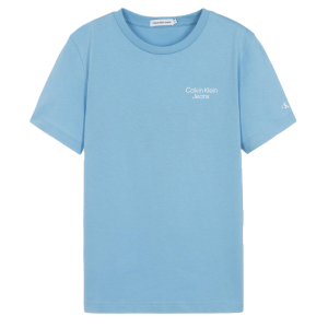 Calvin Klein Boys Dusk Blue T-Shirt SS24