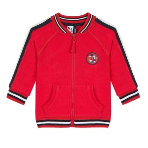 3Pommes Boys Red Zip-Up Top