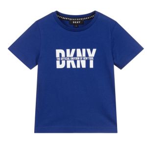 DKNY Royal Blue Organic Cotton T-Shirt