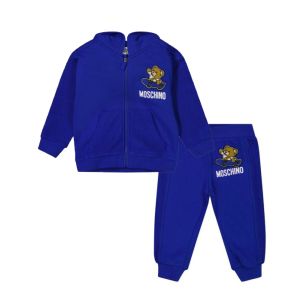 Moschino Baby Surf Blue Cotton Skateboarding Teddy Tracksuit