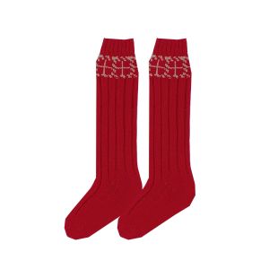 Rahigo Boys Red/Cream Socks