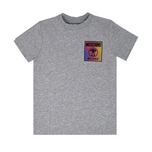 Moschino Kid Grey Hologram T-Shirt