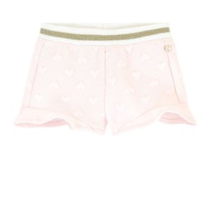 Lili Gaufrette Girls Pink Heart Shorts