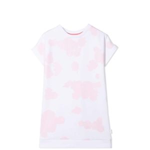BOSS Kidswear White &Pink Dress