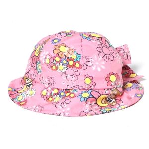 Moschino Baby Pink Teddy Bear & Flower Hat