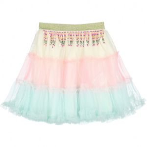 Girls Multi Coloured Tulle Skirt