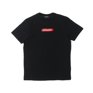 DSQUARED2 Black And Red Logo T-Shirt SS24