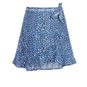 Tommy Hilfiger Teen Blue Leopard Print Skirt