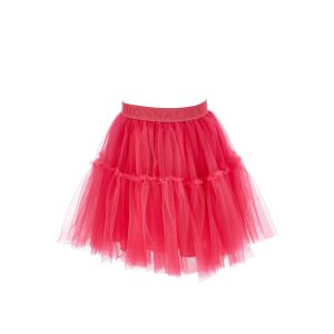 Monnalisa Girls Fuchsia Full Tulle Skirt