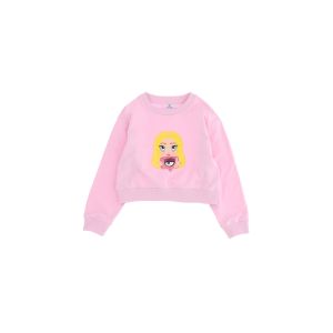 Chiara Ferragni Kids Pink Girl Motif Sweater