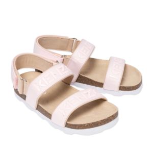 KENZO KIDS Pink Logo Sport Sandals