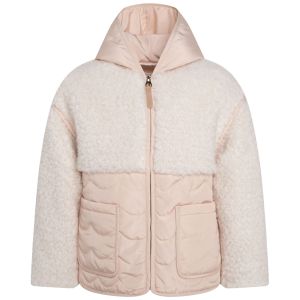 Chloé Pink Faux Shearling Jacket