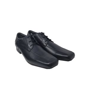 Start-Rite Boys Rhino Black Leather "Times" Lace Up Shoes