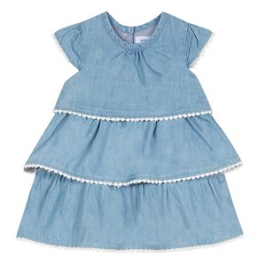 Absorba Baby Girl's Blue Chambray Dress