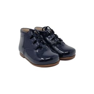 Beberlis Baby Patent Dark Blue Laced Shoes