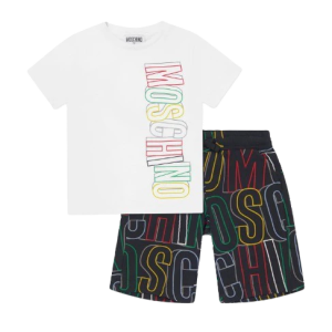 Moschino Boys Crazy Logo Shorts Set