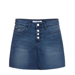 Calvin Klein Jeans Blue Denim Mini Skirt