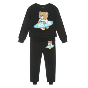 Moschino Black Boy&#039;s And Girl&#039;s Surfboard Tracksuit 