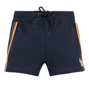 Paul Smith Junior Boys Navy Blue 'Amandino'Cotton Jersey Shorts