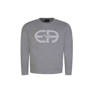 Emporio Armani Boys Grey Jumper With Large Logo