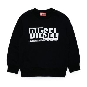 Diesel Kids Boys Semp Over Sweatshirt, Black