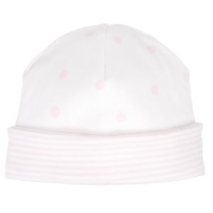 Absorba Pink And White Spot Hat