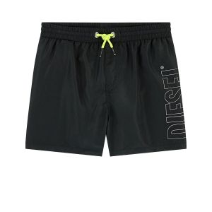 Diesel Black Logo Swim Shorts