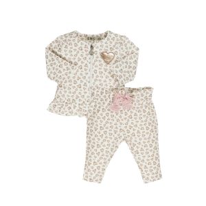 Everything Must Change Glitter Print Top And Trousers