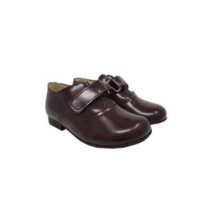 Beberlis Baby Brown Shoes With Velcro Strap