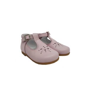 Beberlis Baby Pink Shoes With Side Buckle