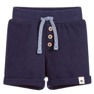 Billybandit Boy's Navy Piqué  Shorts 