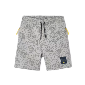 Mayoral Boys Grey Cool Graphic Cotton Shorts