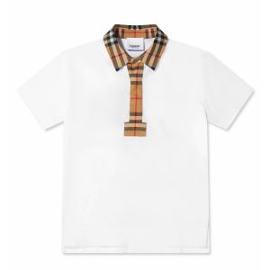 Burberry Boys White Vintage Check Polo Shirt