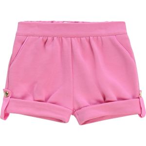 Chloé Girls Fuchsia Pink Cotton Shorts