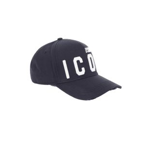 DSQUARED2 ICON Kids Blue Cap With White Logo On Front