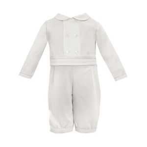 Sarah Louise Boys Ivory Two Piece Shirt And Short Set