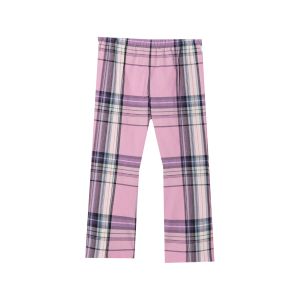 Il Gufo Girls Pink Tartan Trousers