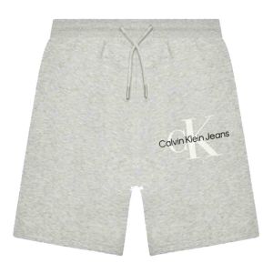 Calvin Klein Boys Grey Heather Shorts With Logo