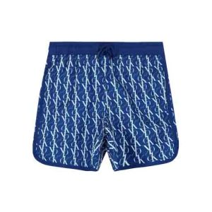 Calvin Klein Blue Repeat Logo Swim Shorts