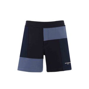 Emporio Armani Boys Blue Colour Block Shorts