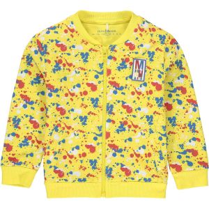 Mitch & Son Boys Paint Splatter Jersey Couper Zip Up Jacket 